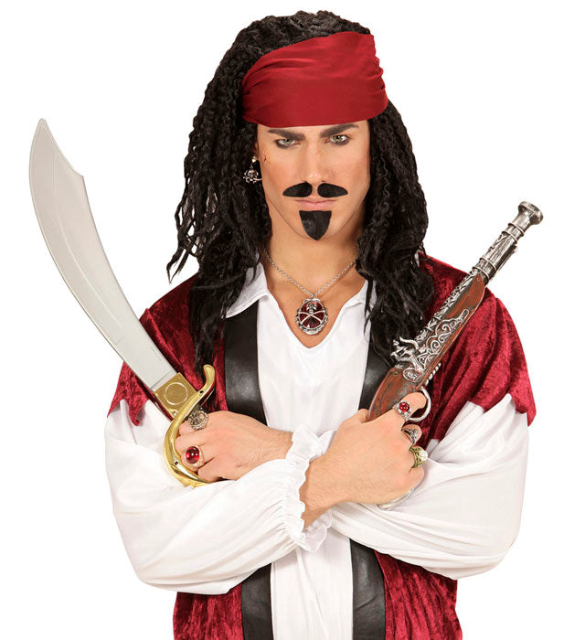 Ohrringe mit Totenkopf-Motiv im Piratenstil