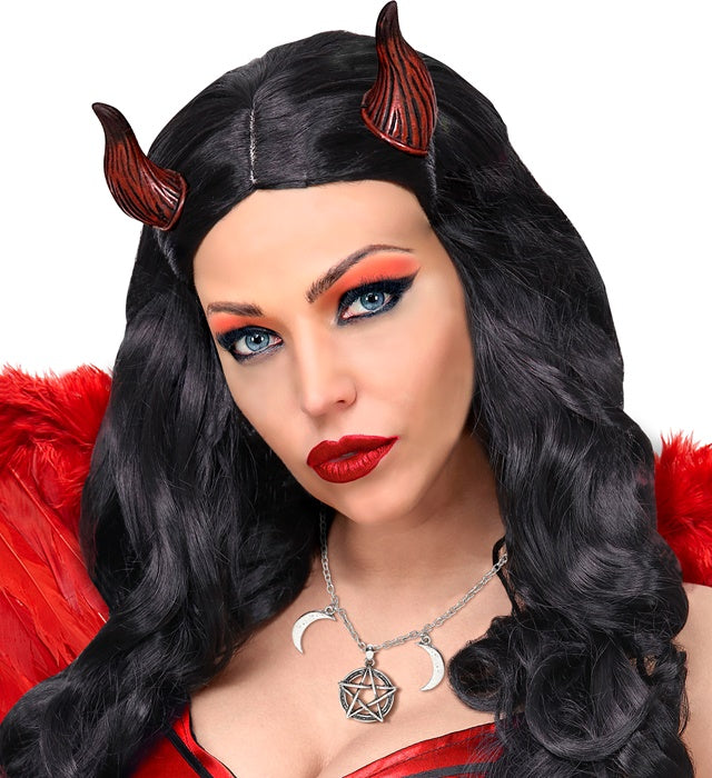 Esoterische Halskette mit mystischem Symbol als Accessoire für Halloween und Fasnacht