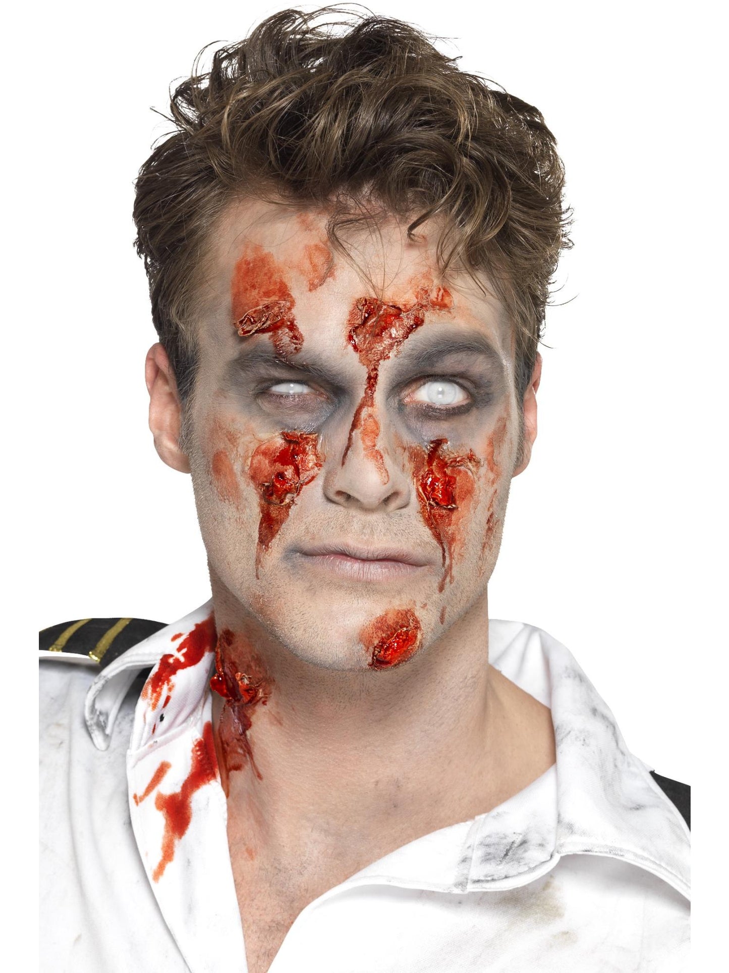 ZOMBIE Smiffys Make-Up FX, Fake Blood & Latex Kit, CD für Unisex