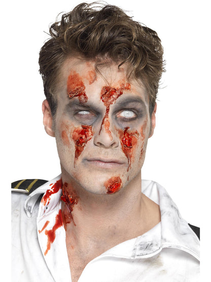 ZOMBIE Smiffys Make-Up FX, Fake Blood & Latex Kit, CD für Unisex