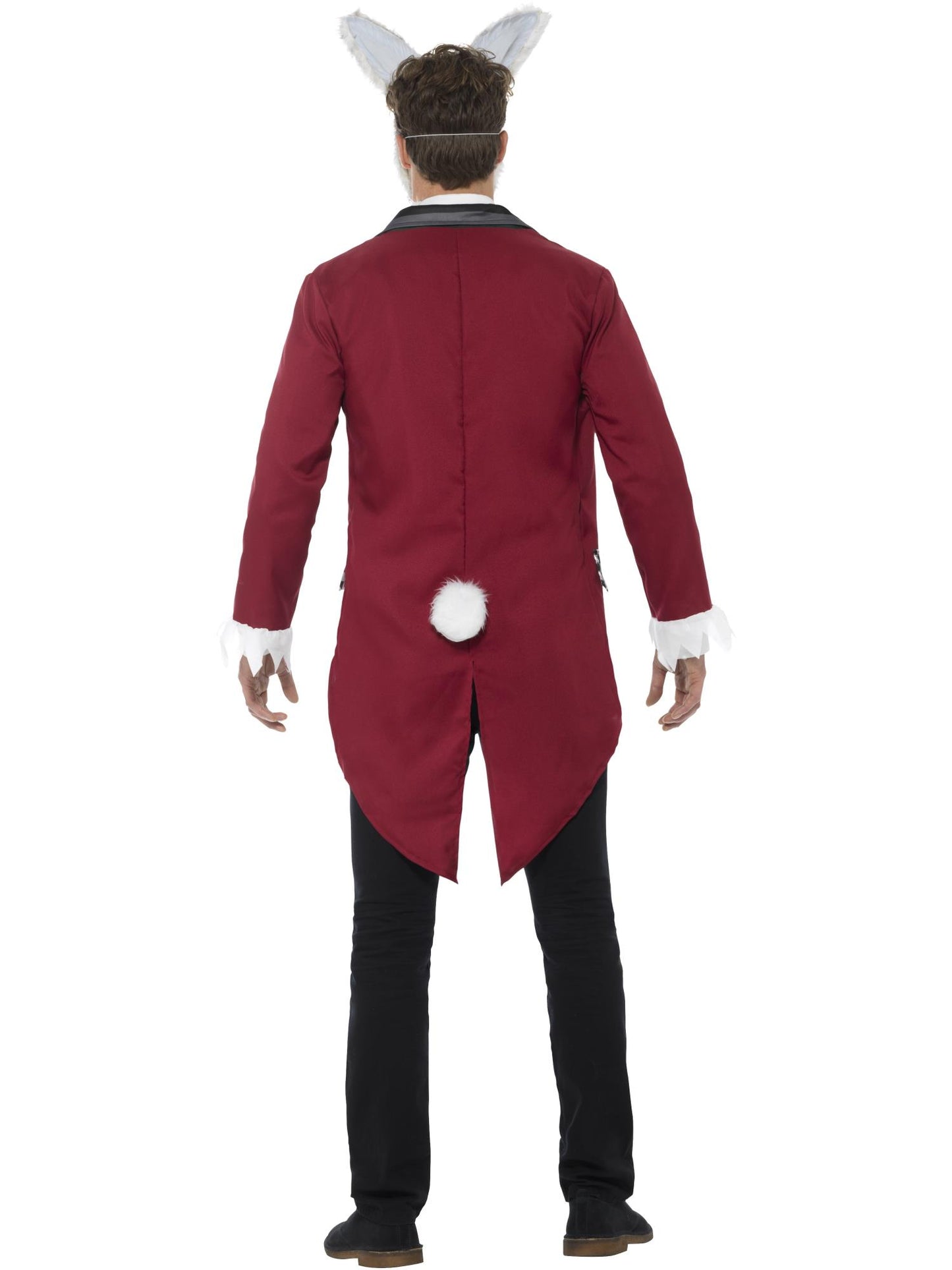 Smiffys STORYBOOK Deluxe White Rabbit Costume, Red CS für Herren