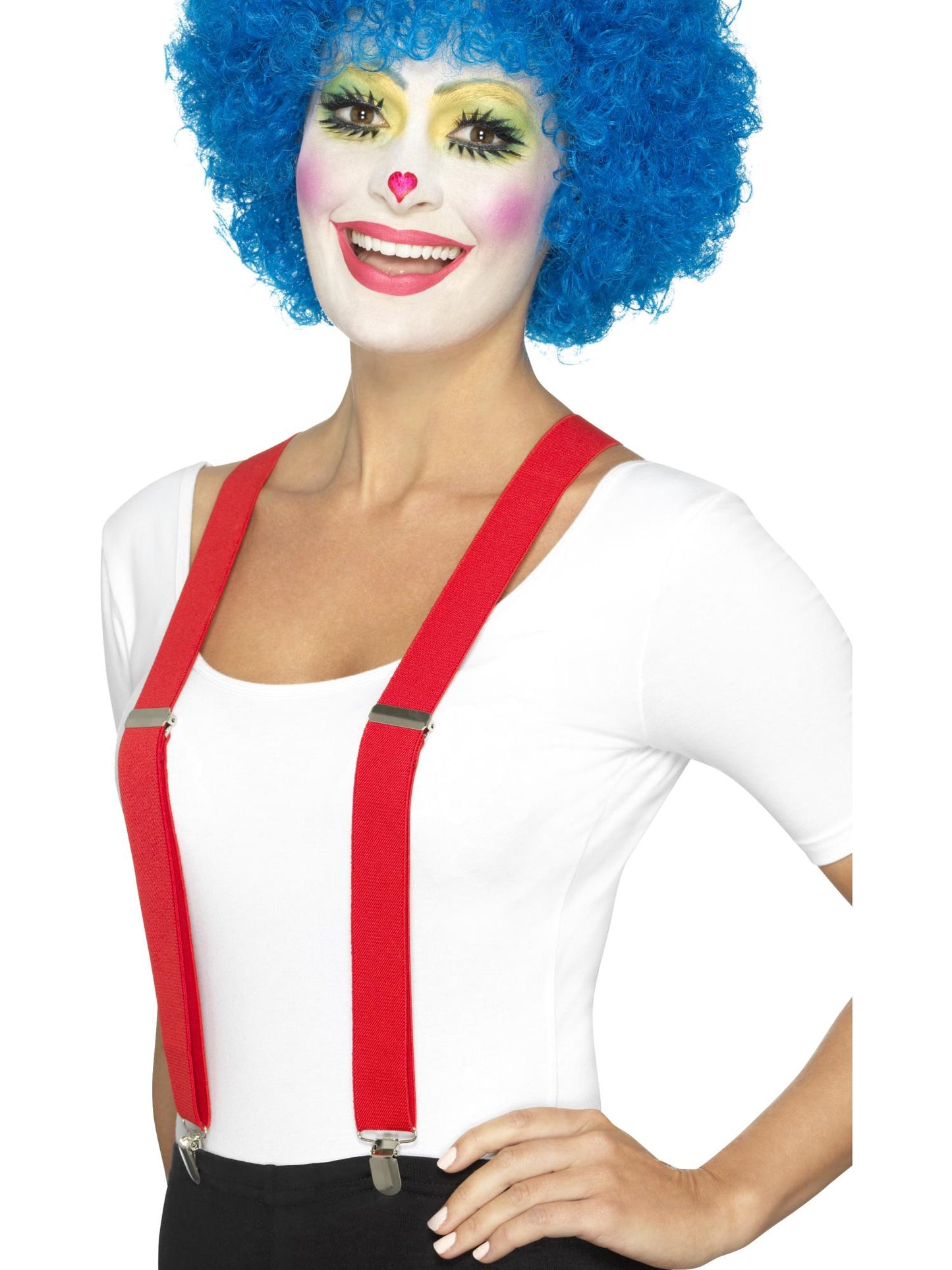 Smiffys Clown Braces, Red für Unisex