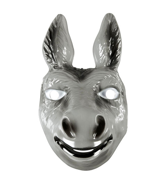 Esel-Maske aus Kunststoff für Fasnacht und Karneval