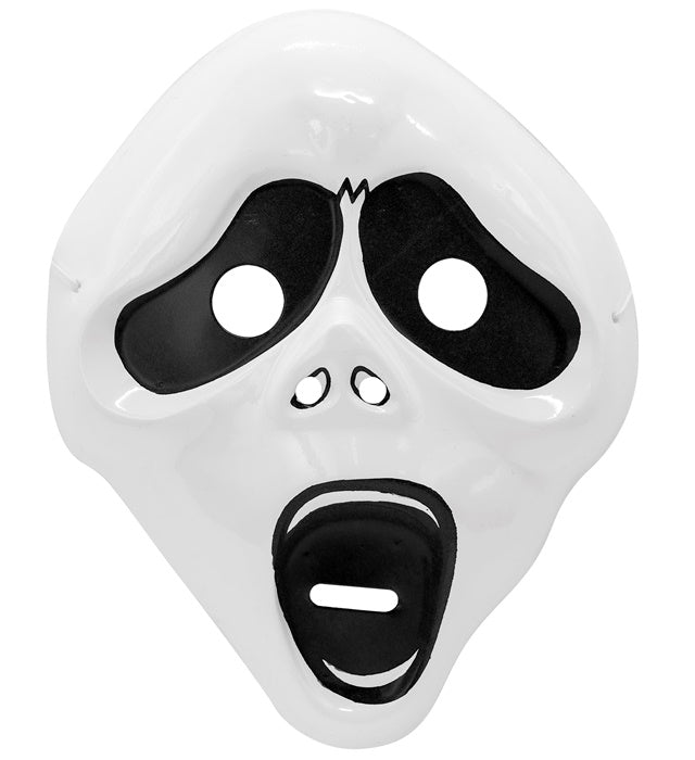 Kinder-Maske Geist aus Kunststoff, gruseliges Halloween-Kostüm