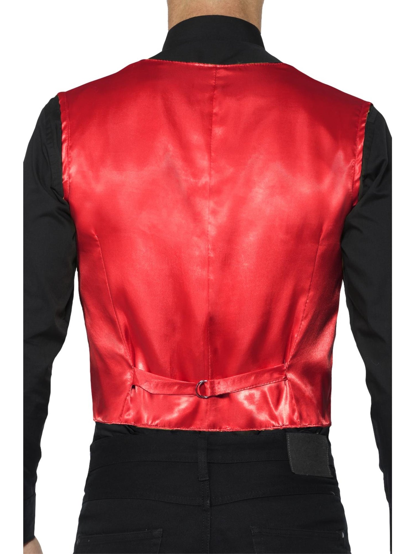 Smiffys PARTY Sequin Waistcoat, Red CS für Unisex