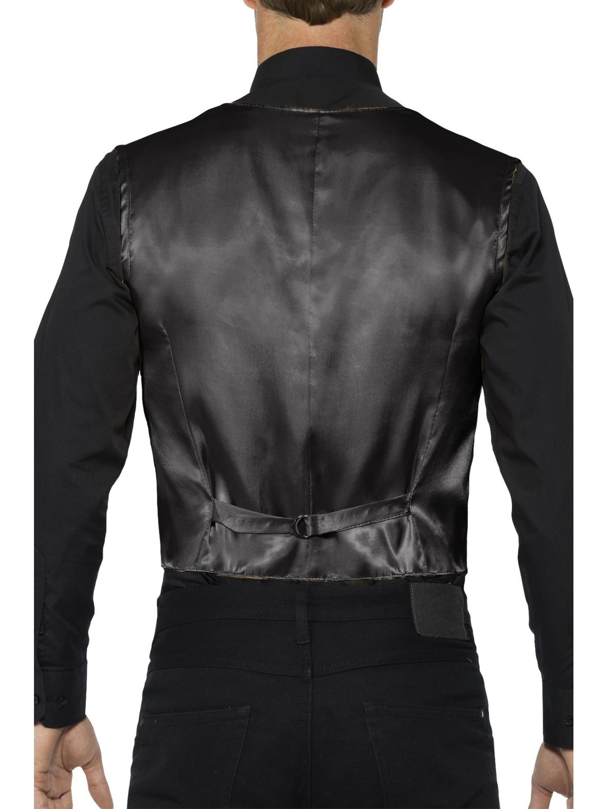 Smiffys PARTY Sequin Waistcoat, Black CS für Unisex