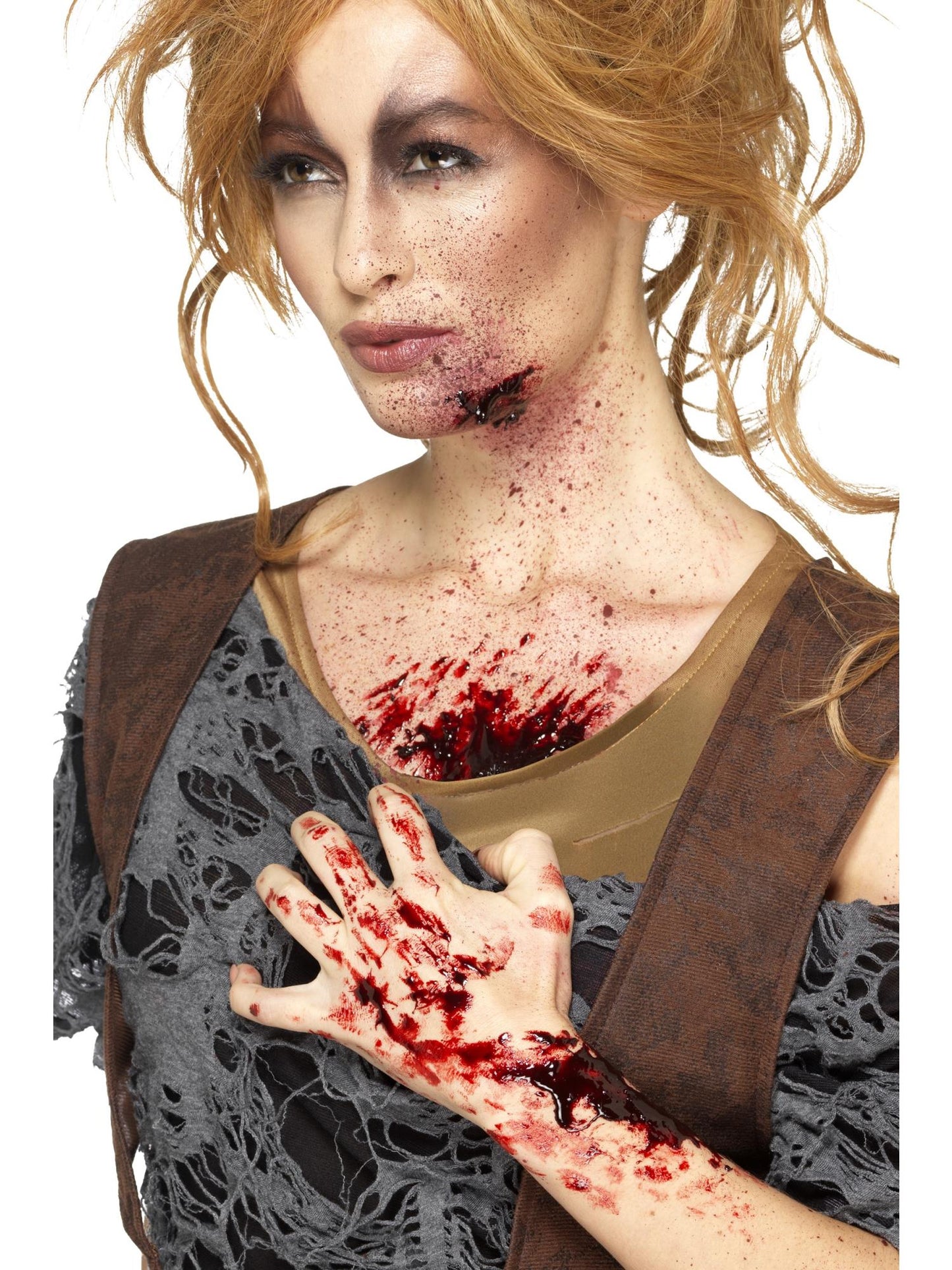 ZOMBIE Smiffys Make-Up FX, Dark Red CD für Unisex