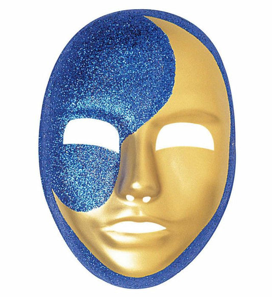 Mond-Maske aus Kunststoff für Fasnacht und Karneval