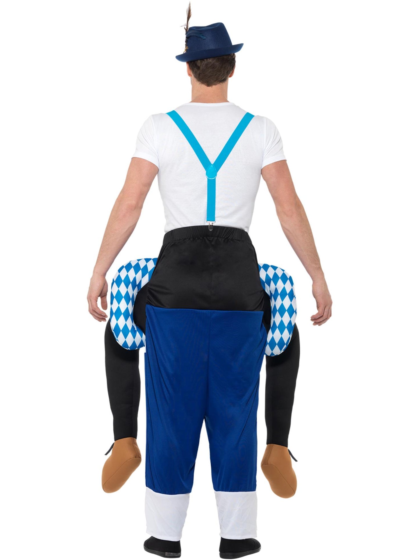 Smiffys Piggyback Bavarian Costume, Blue CS für Unisex
