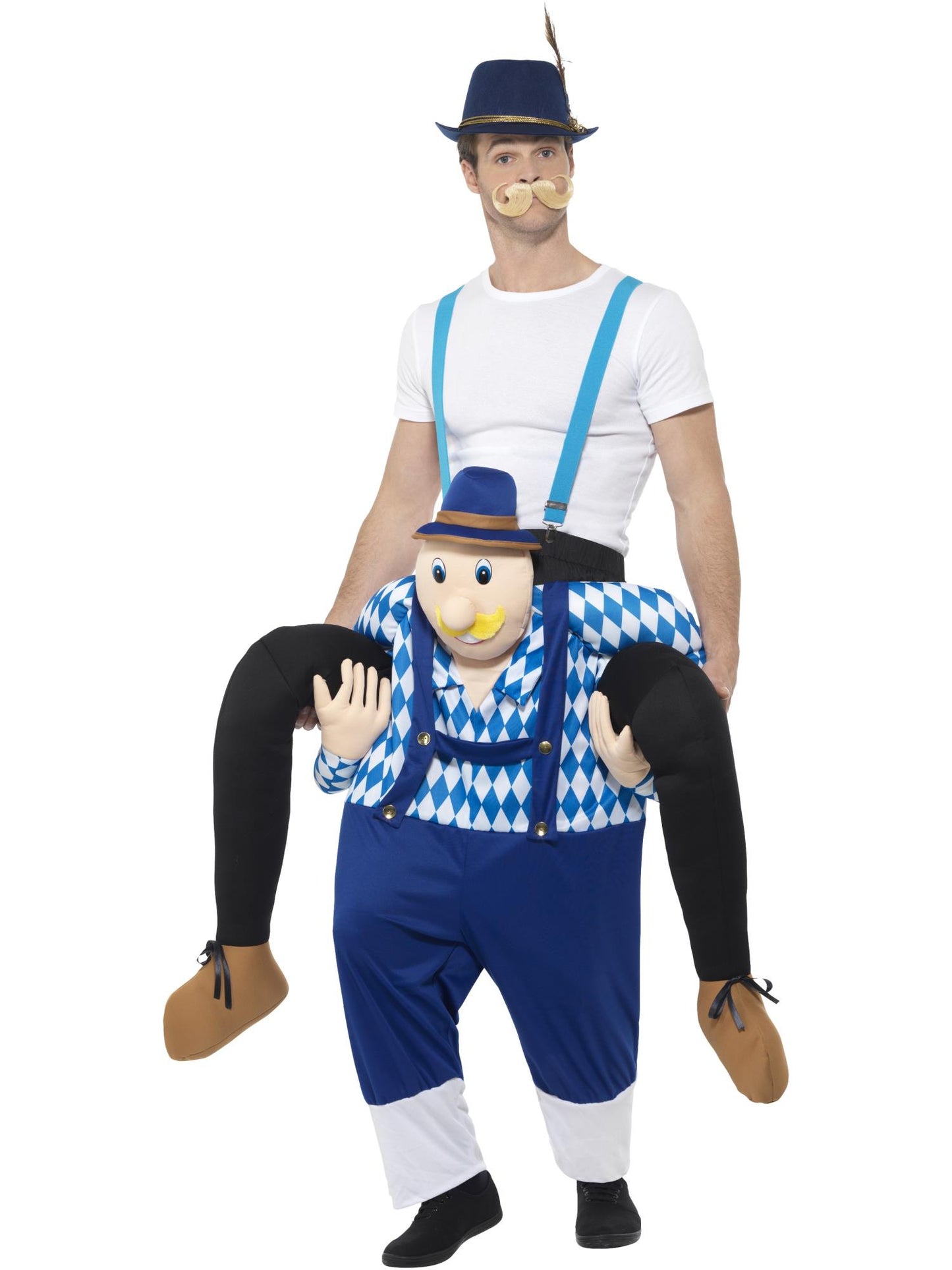 Smiffys Piggyback Bavarian Costume, Blue CS für Unisex
