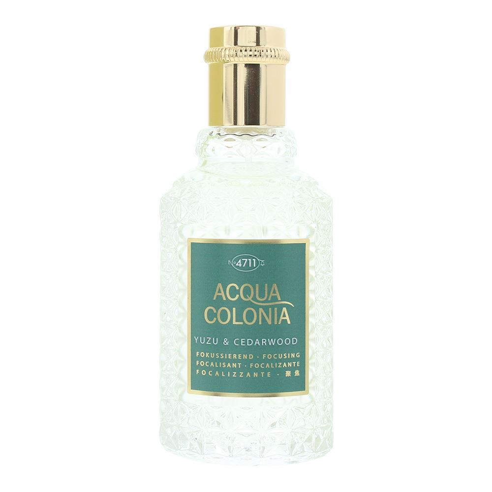 4711 4711, Acqua Colonia Yuzu & Cedarwood, Eau de Cologne, Unisex, 50 ml Regular