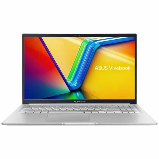ASUS VivoBook 15 S1502 Laptop in Silber mit 15,6" FHD-Display und 16 GB RAM.