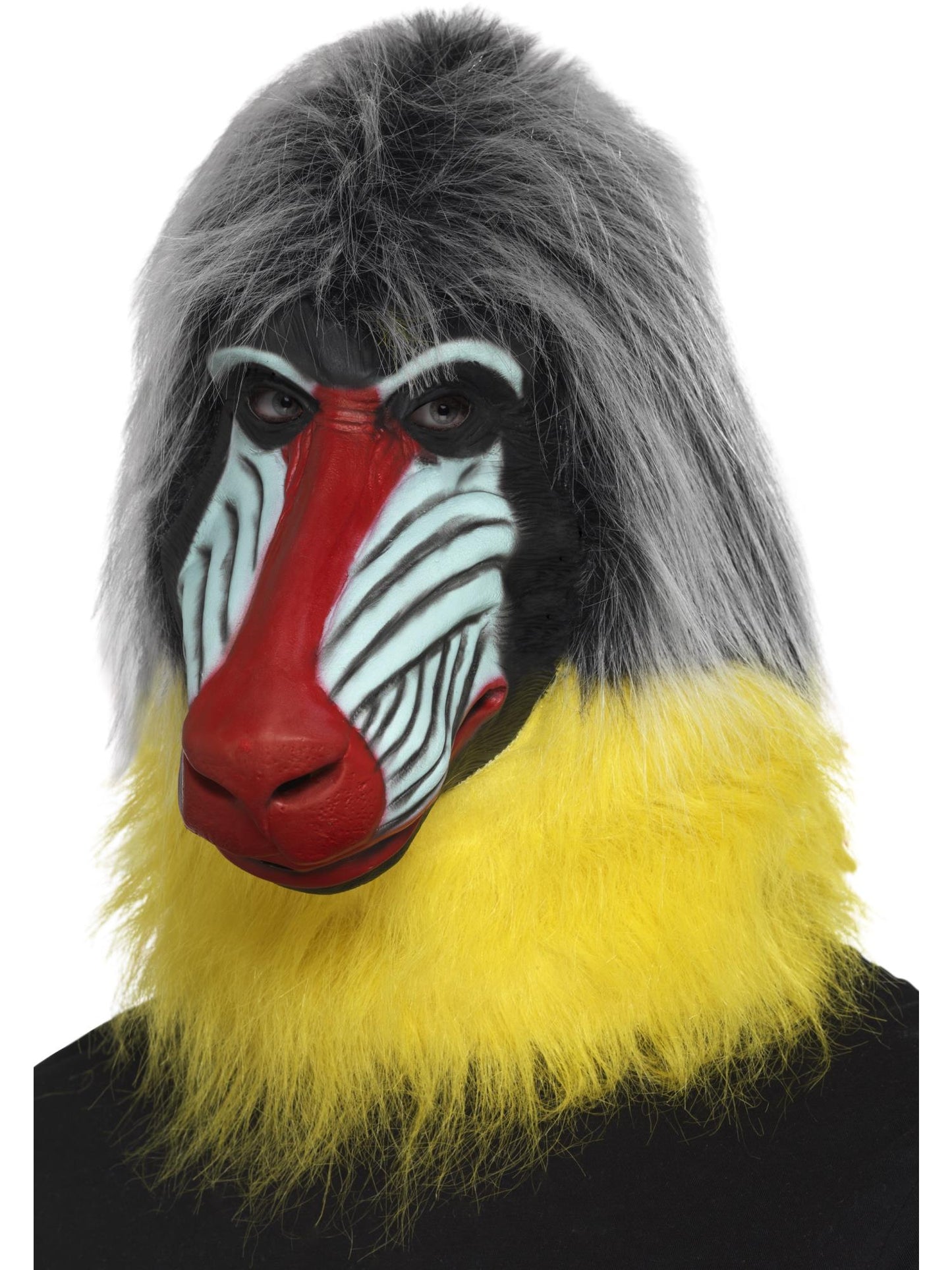 Smiffys MONKEY Baboon Mask, Grey für Unisex