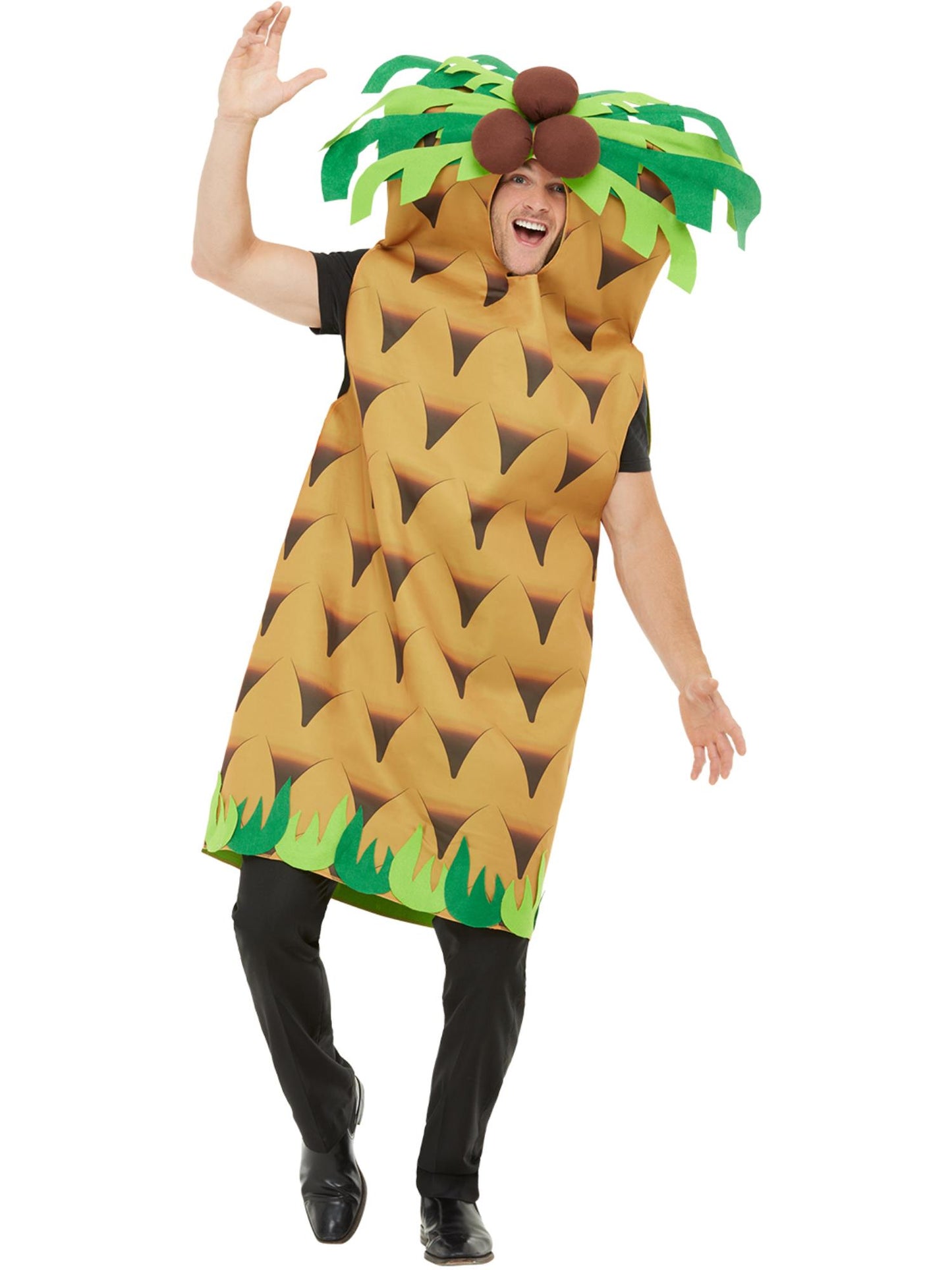 Smiffys HAWAIIAN Palm Tree Costume, Green CS für Unisex