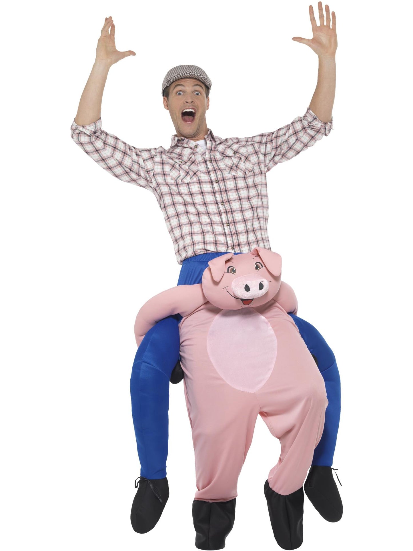 Smiffys ANIMAL Piggyback Pig Costume, Pink CS für Unisex