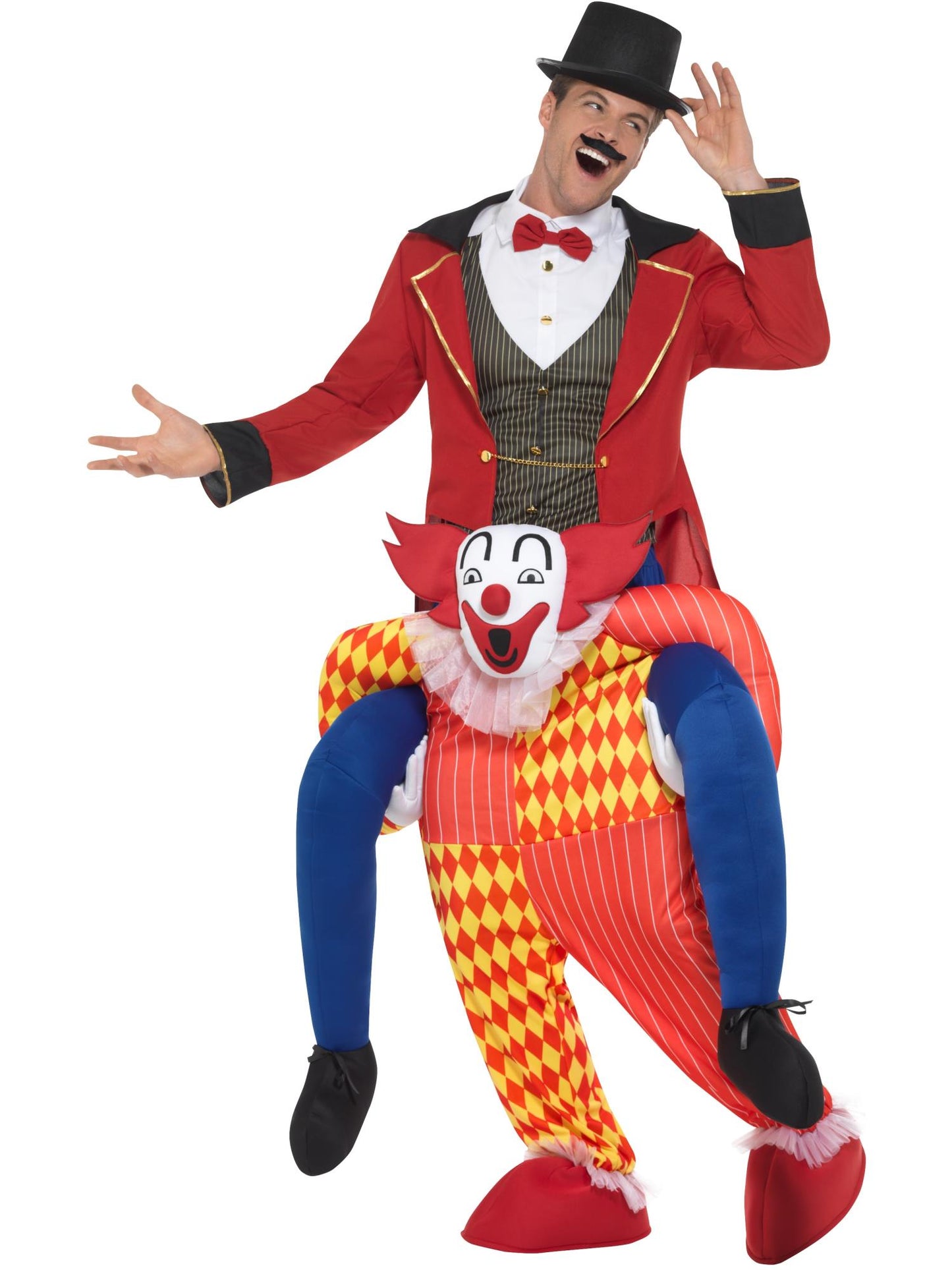 Smiffys Piggyback Clown Costume, Yellow CS für Unisex
