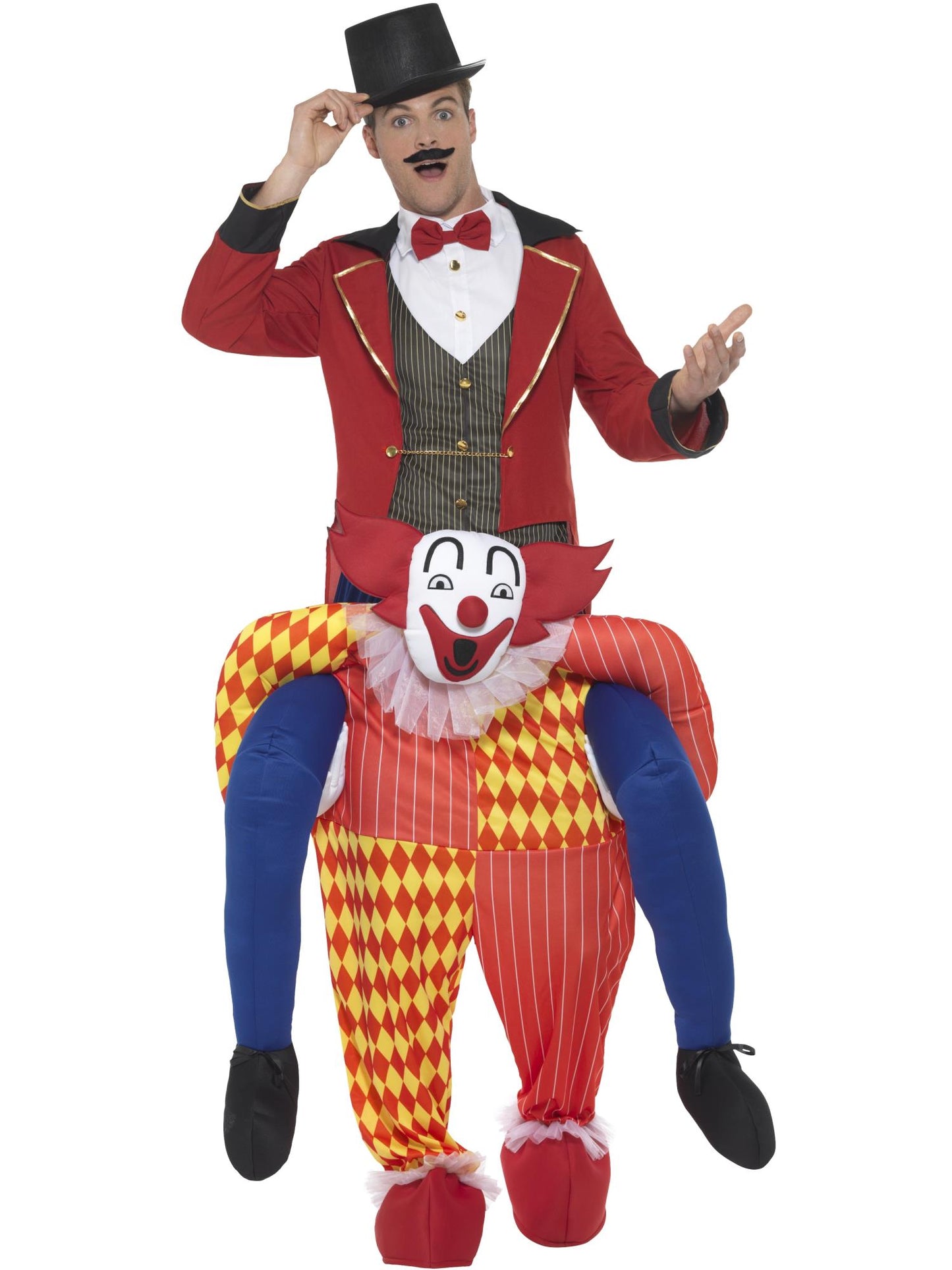 Smiffys Piggyback Clown Costume, Yellow CS für Unisex
