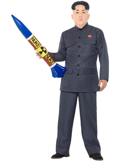 Smiffys Political Dictator Kostüm grau für Herren mit Jacke und Hose – Produktansicht