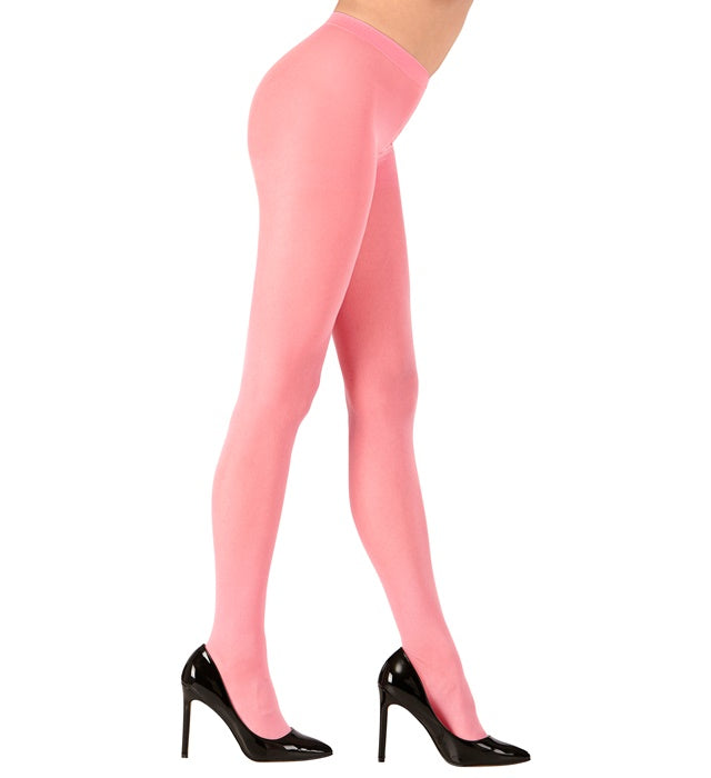 Rosa Strumpfhose 40 DEN auf weissem Hintergrund