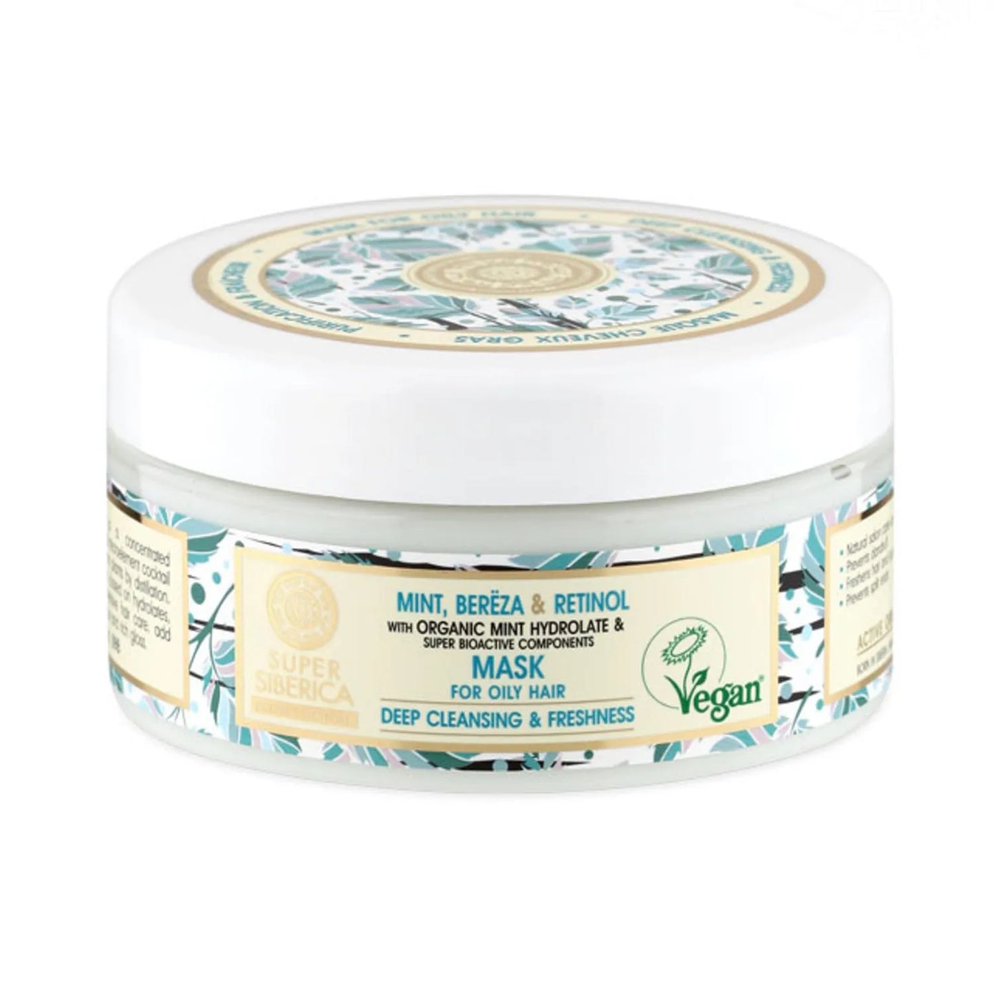 NATURA SIBERICA NATURA SIBERICA Menta Abedul Retinol Mascarilla Capilar für fettiges Haar 400 ml Kosmetik
