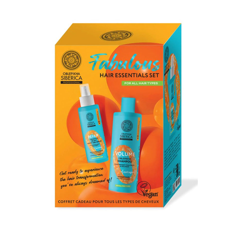 NATURA SIBERICA Volume Repair Coffret Shampoo und Conditioner 200 ml für alle Haartypen Kosmetik