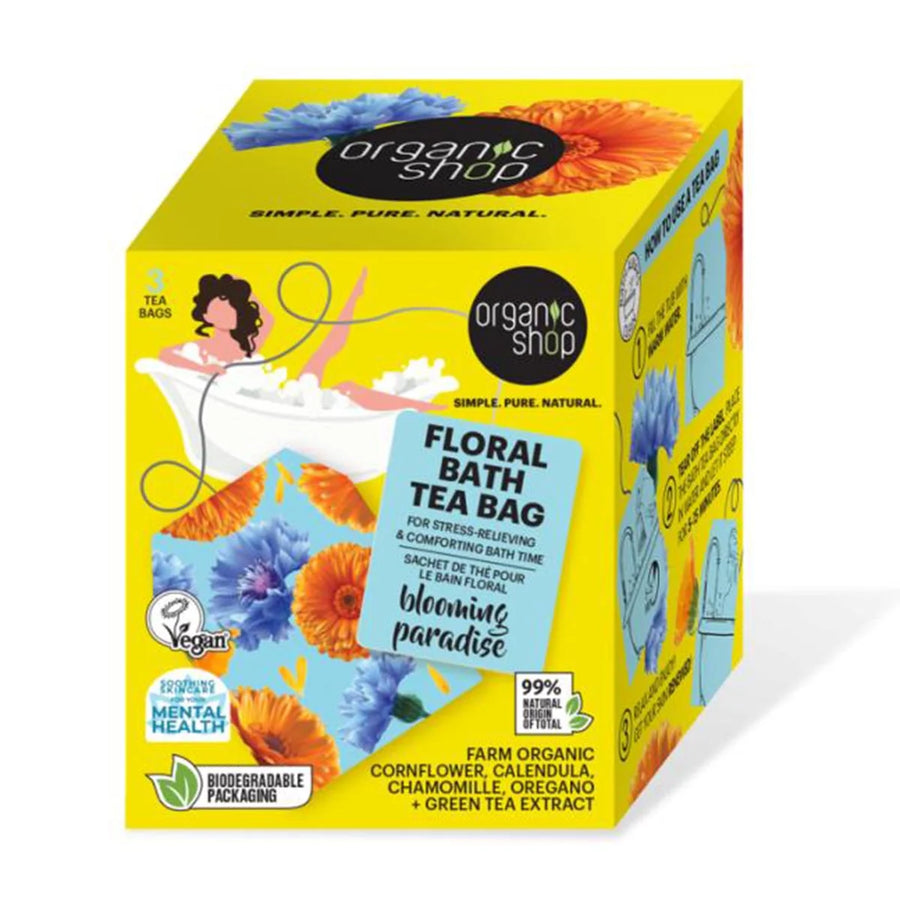 ORGANIC SHOP ORGANIC SHOP Floral Bath Bolsitas De Te Blooming Paradise Badezusätze 280 Stück Kosmetik