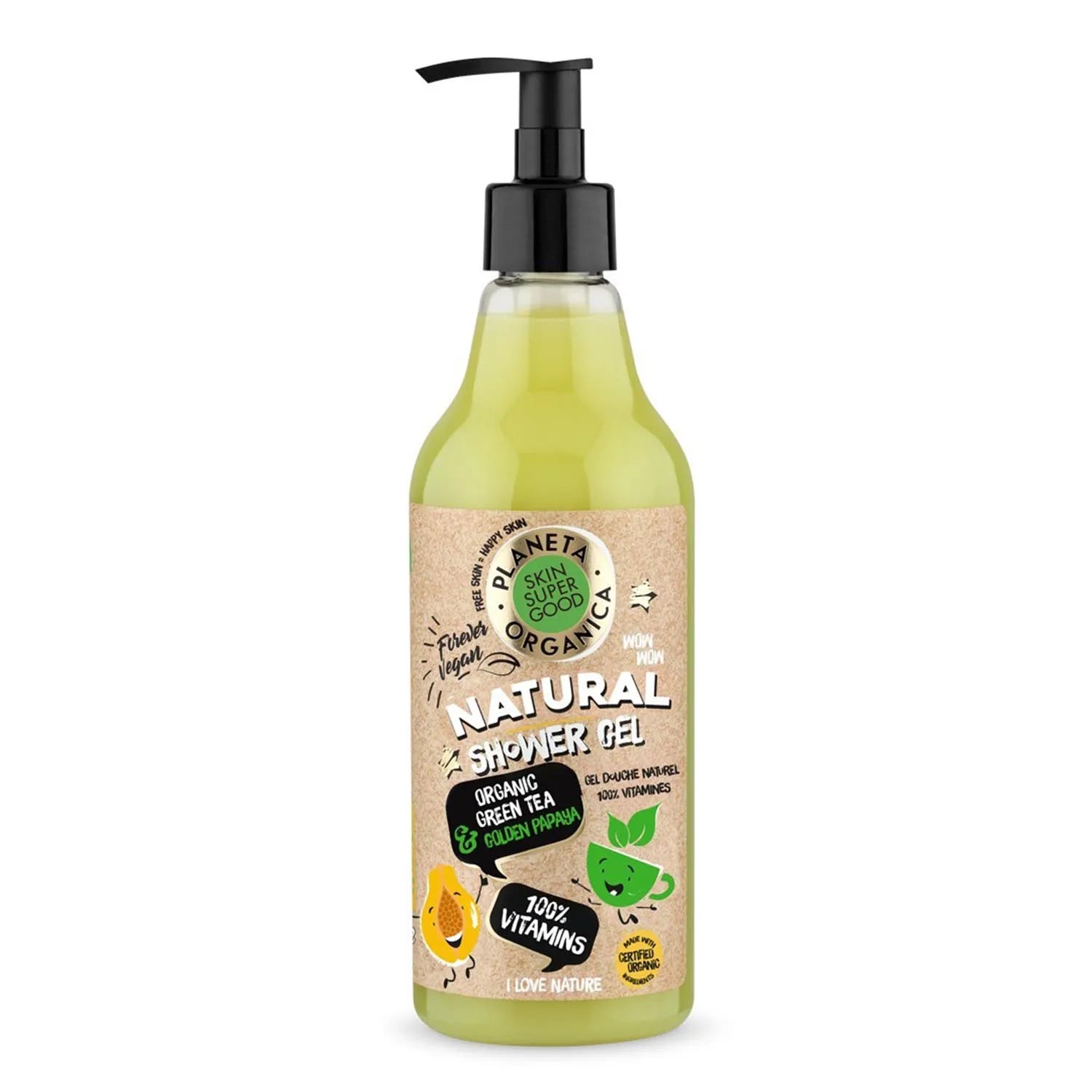 NATURA SIBERICA NATURA SIBERICA Skin Super Good Natural Duschgel 100 Vitamins 500 ml Kosmetik