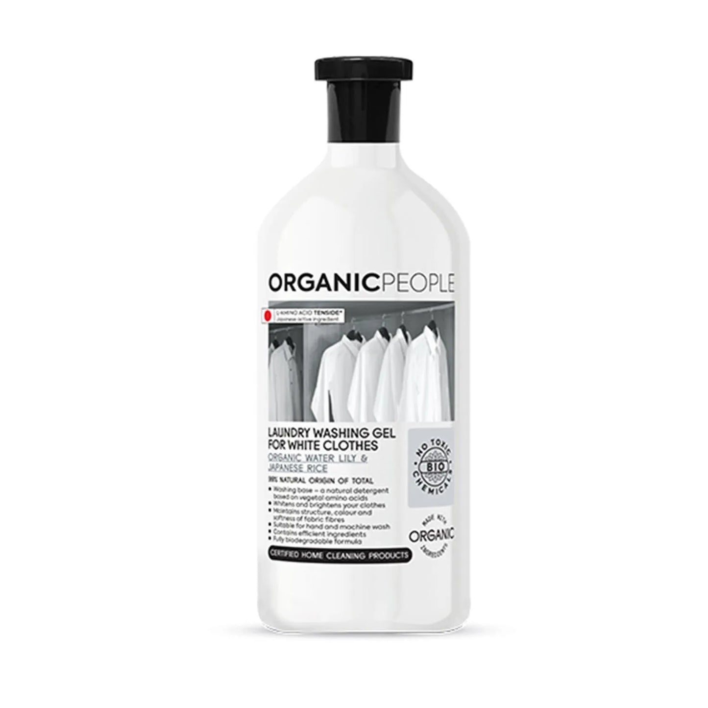 ORGANIC PEOPLE ORGANIC PEOPLE Weiss Clothes Waschgel Water Lily und Japanese Rice 200 ml Kosmetik