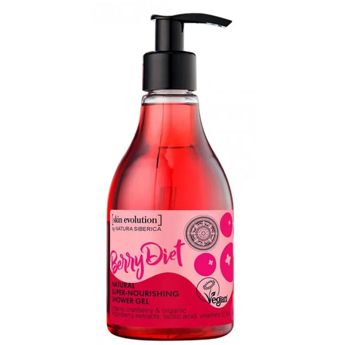 NATURA SIBERICA Berry Diet natürliches pflegendes Duschgel 260 ml Beige