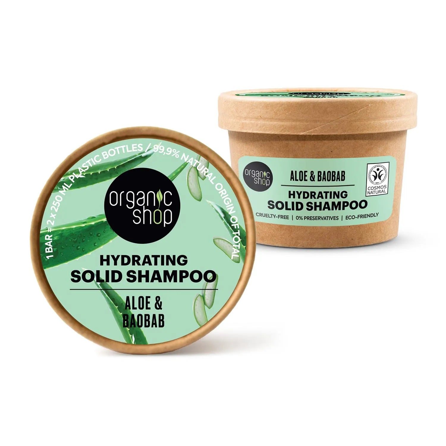 ORGANIC SHOP ORGANIC SHOP Aloe Feuchtigkeitsspendendes festes Shampoo 60 g Kosmetik