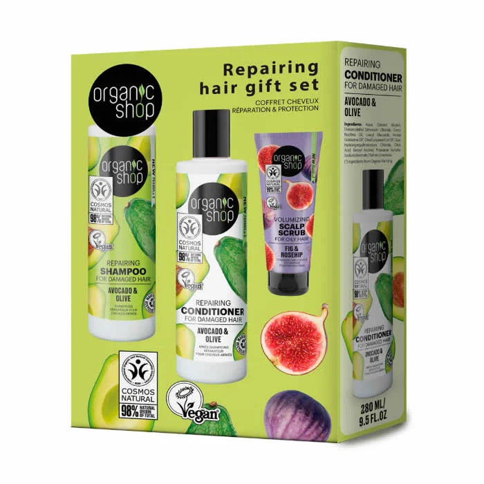 ORGANIC SHOP ORGANIC SHOP Repairing Hair Geschenkset 3-teilig Haarpflege Set