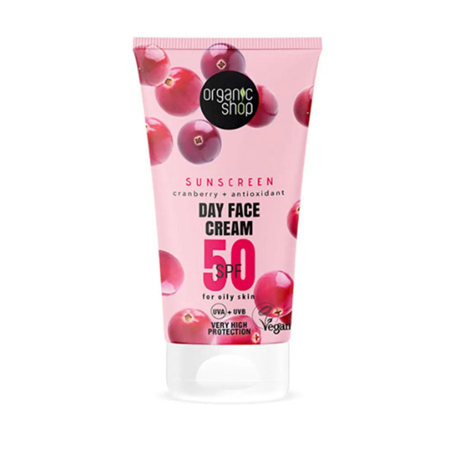 ORGANIC SHOP ORGANIC SHOP Cranberry Tagescreme Gesicht SPF 50 50 ml Kosmetik