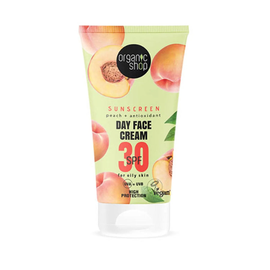 ORGANIC SHOP ORGANIC SHOP Peach Tagescreme Gesichtspflege mit SPF 30 50 ml Kosmetik