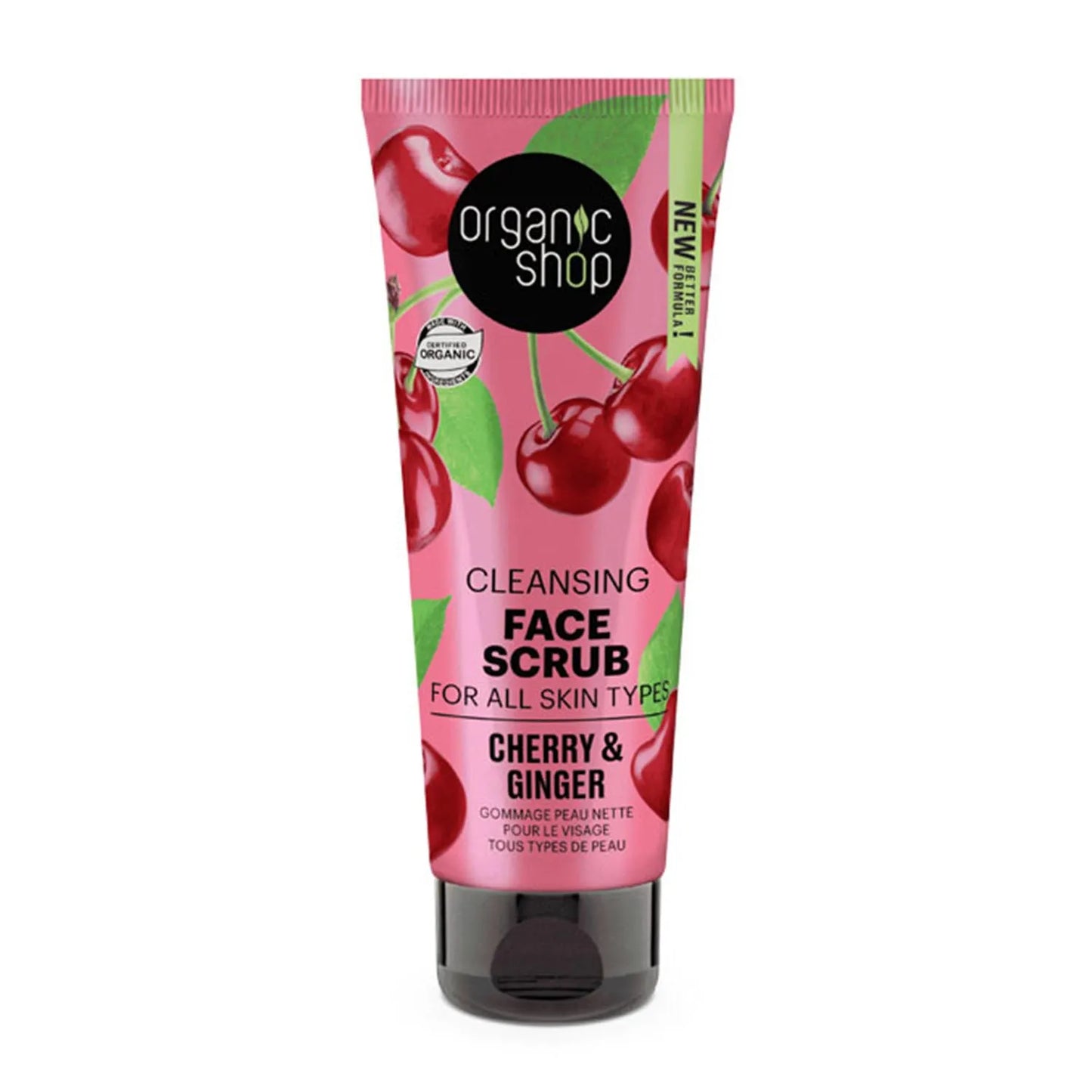 ORGANIC SHOP ORGANIC SHOP Cleansing Exfoliante Facial Cerezas Gesichtspeeling 75 ml Kosmetik