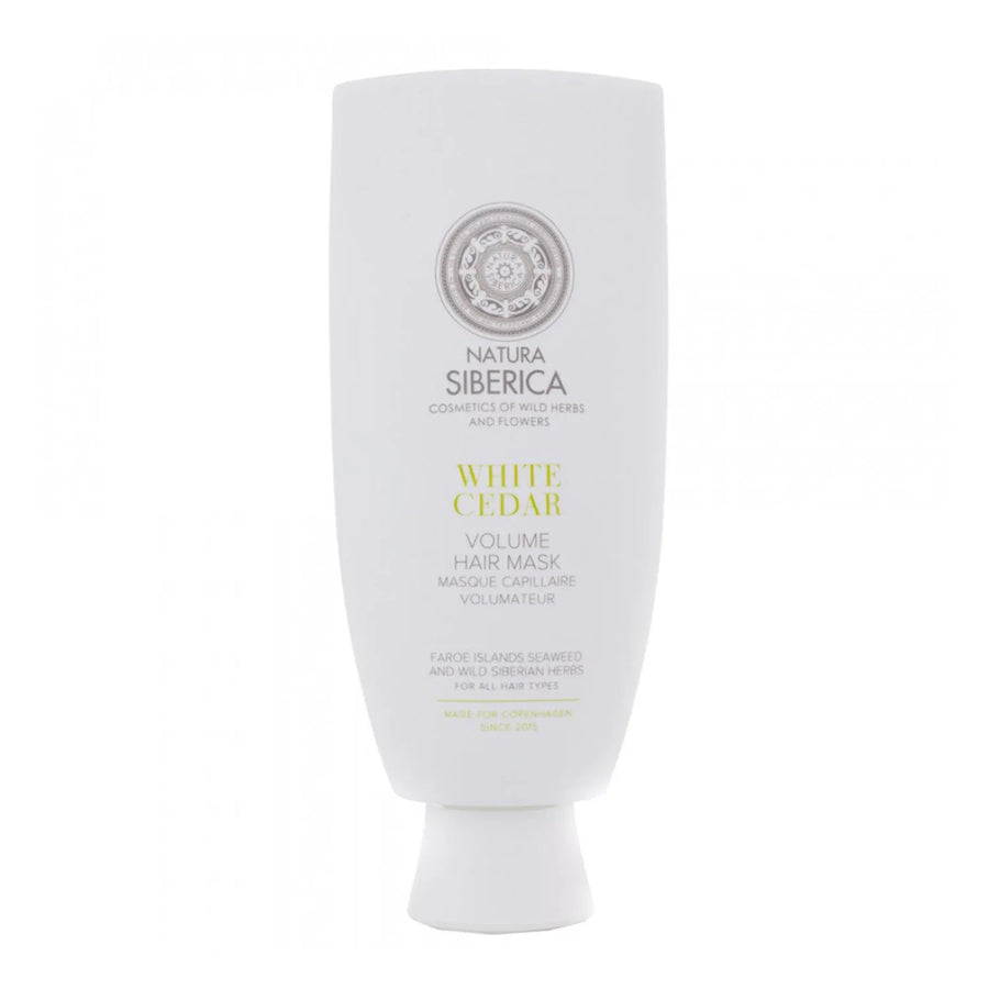 NATURA SIBERICA White Cedar Mascarilla Capilar Haarmaske 400 ml Verpackung und Produkt