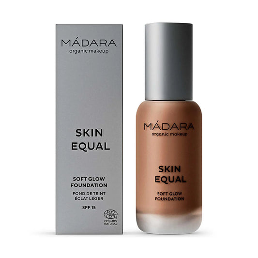 MÁDARA MÁDARA Skin Equal Base Soft Glow SPF 15 90 Chestnut 30 ml Make-up-Basis Kosmetik