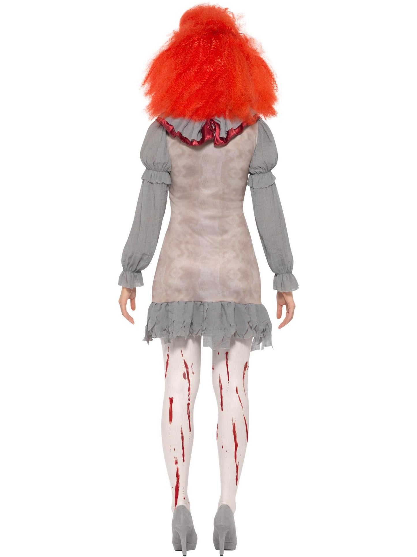Smiffys Vintage Clown Lady Costume, Grey & Red CS für Damen