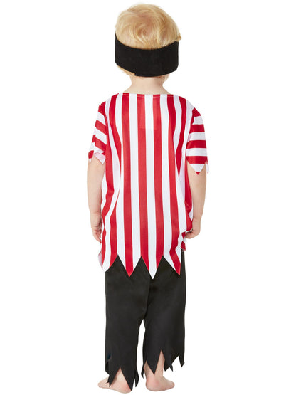 Smiffys Toddler Jolly Pirate Costume, Multi-Coloured CS für Jungen