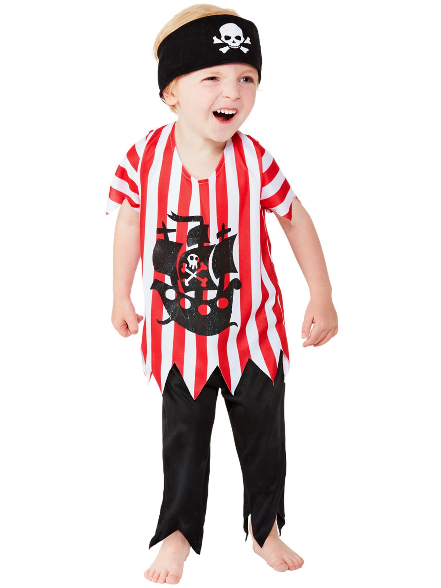 Smiffys Toddler Jolly Pirate Costume, Multi-Coloured CS für Jungen