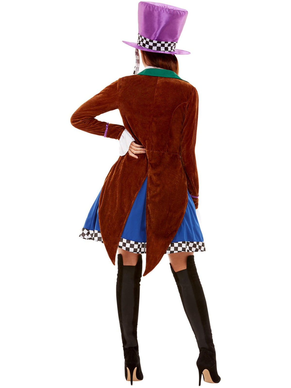 Smiffys STORYBOOK Miss Hatter Costume, Multi-Coloured CS für Damen