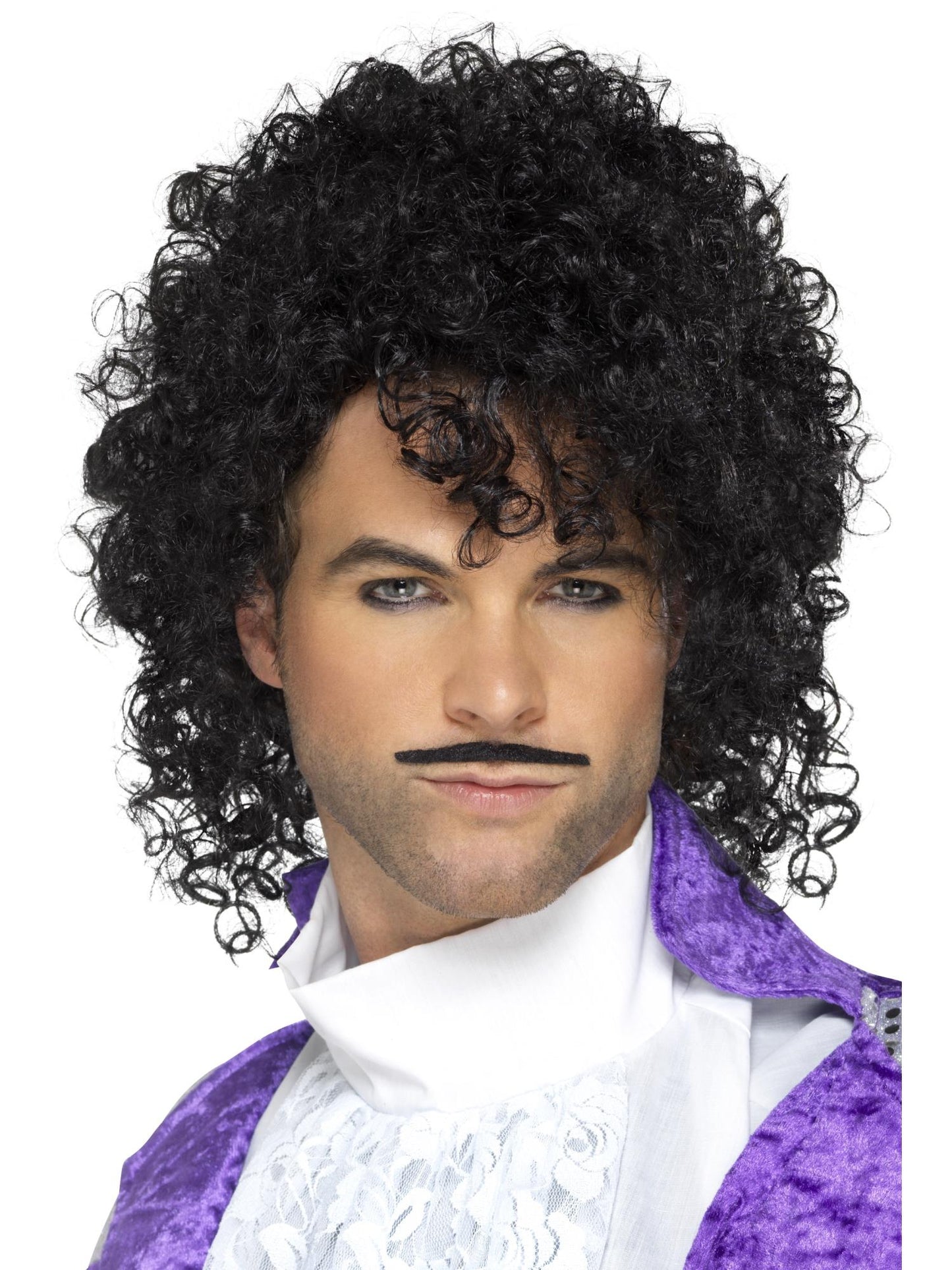 Smiffys 1980S 80s Purple Musician Kit, Black WI für Herren
