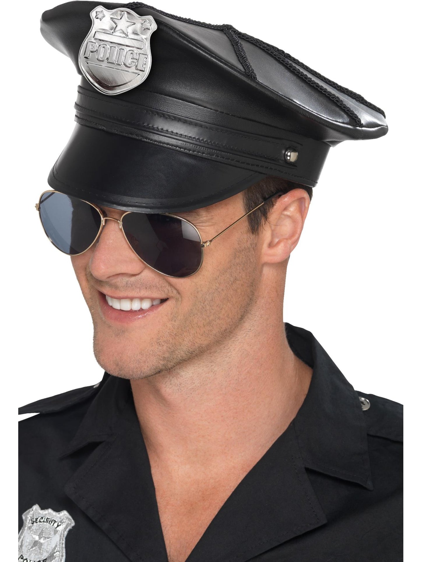 Smiffys COPS&ROBS Police Hat schwarz für Damen