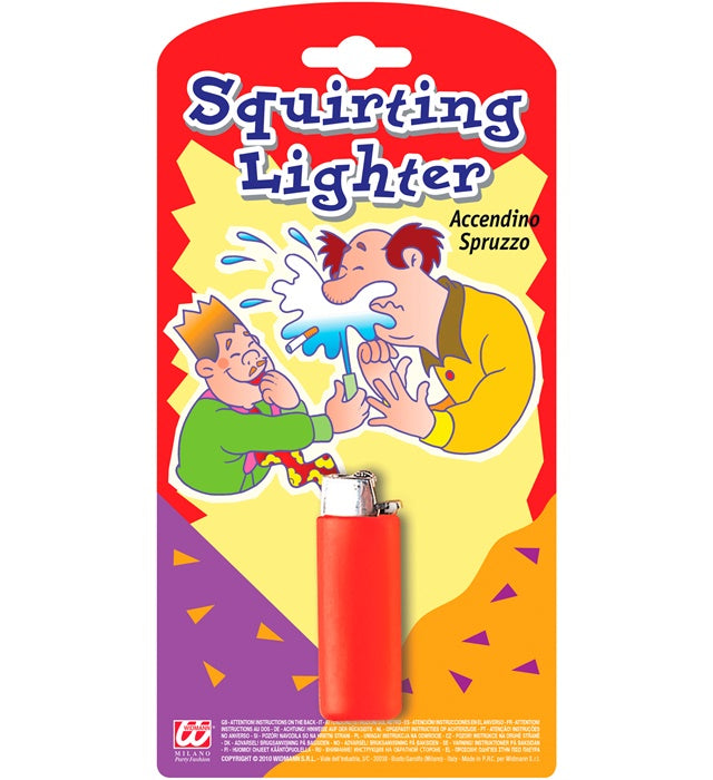 Spritzendes Feuerzeug als Fasnacht Kostüm Zubehör