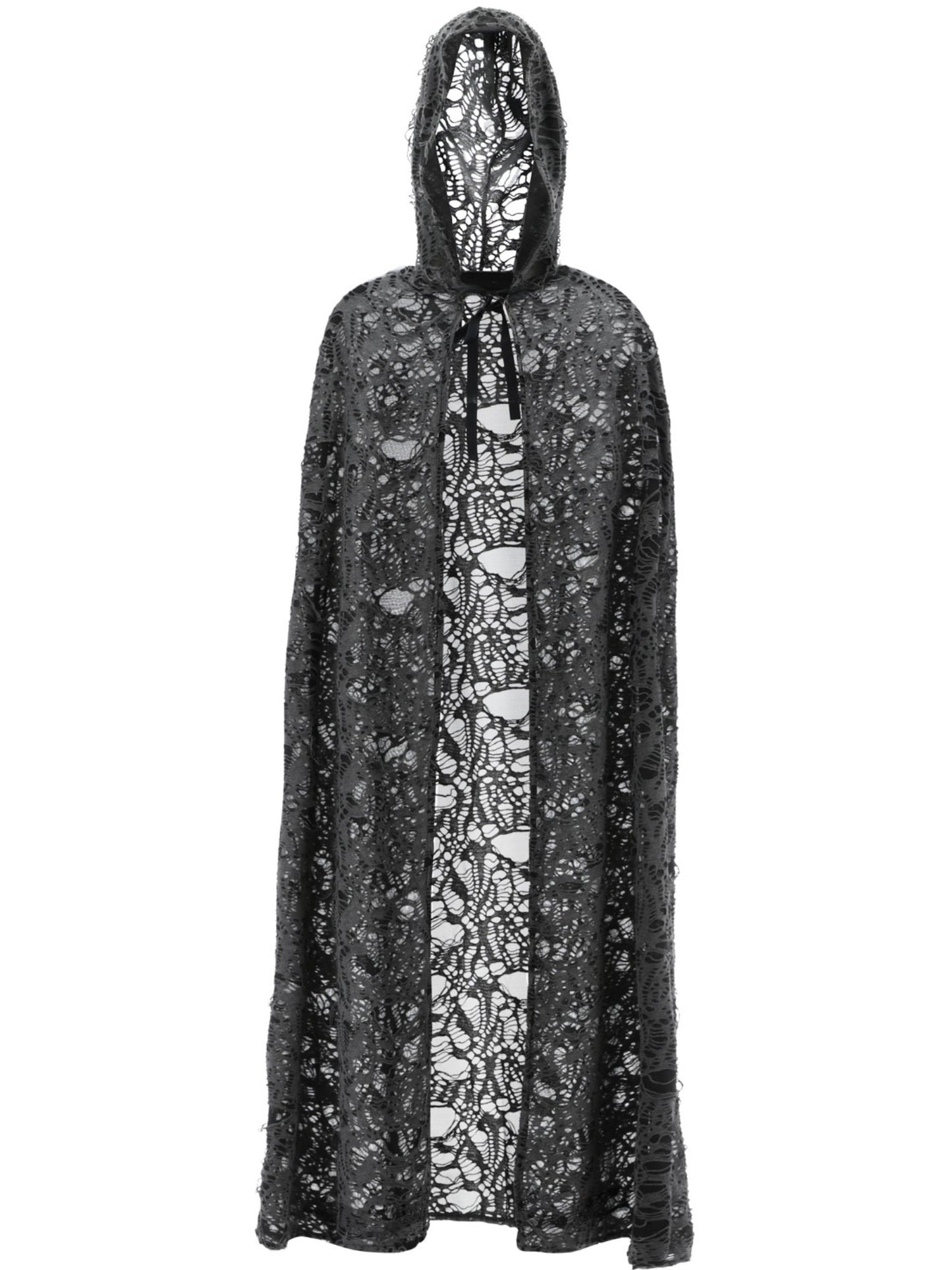 Smiffys WITCH Deluxe Spellcaster Cape, Grey AC für Unisex
