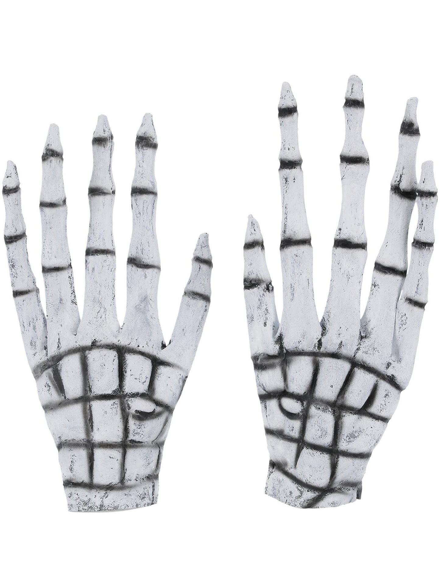 Smiffys Grim Reaper/Skeleton Gloves, White AC für Herren