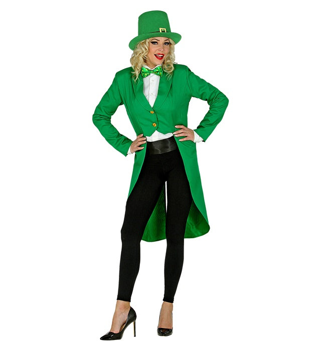 Stilvoller grüner Frack für St. Patrick's Day und Fasnacht