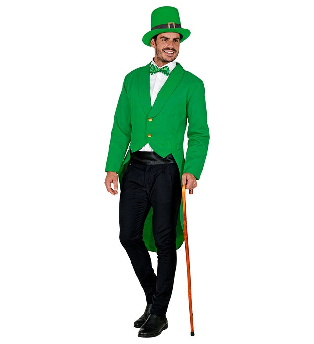 Eleganter schwarzer Frack für St. Patrick's Day und Fasnacht