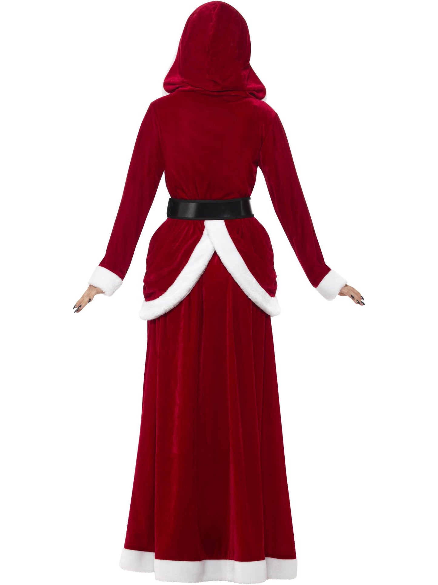 Smiffys SANTA Deluxe Ms Claus Costume, Red CS für Damen