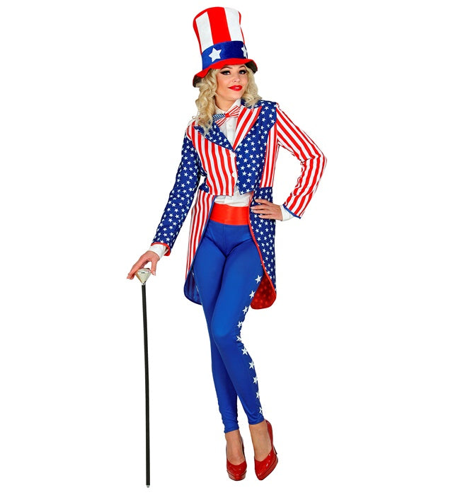 U.S.A. Frack Nationalitäten-Kostüm für Fasnacht und Mottoparty