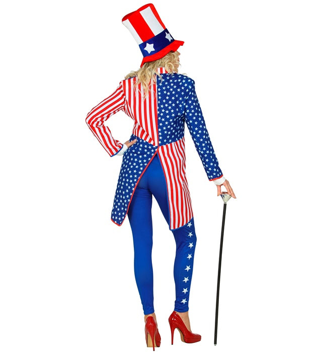 U.S.A. Frack Nationalitäten-Kostüm für Fasnacht und Mottoparty